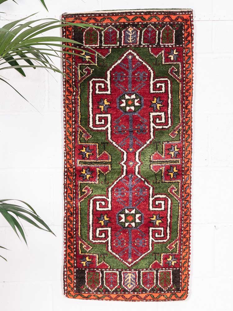 12363 Turkish Cal Vintage Carpet Floor Cushion 52x118cm (1.8½ x 3.10½ft)