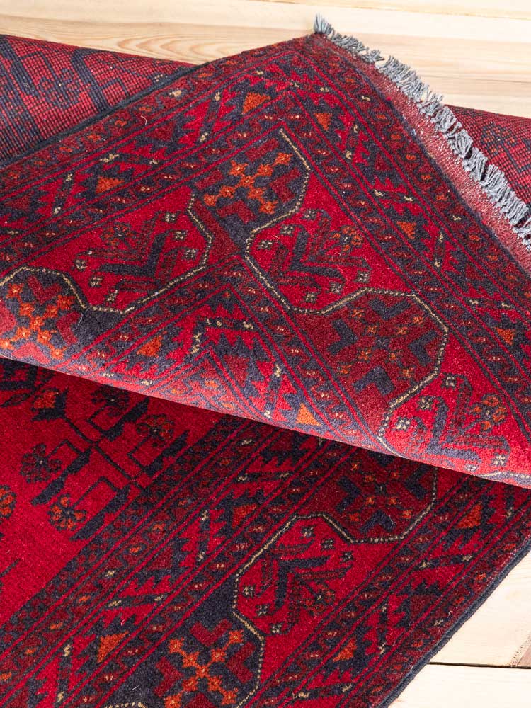 12409 Fine Afghan Khal Mohammedi Rug 102x158cm (3.4 x 5.2ft)