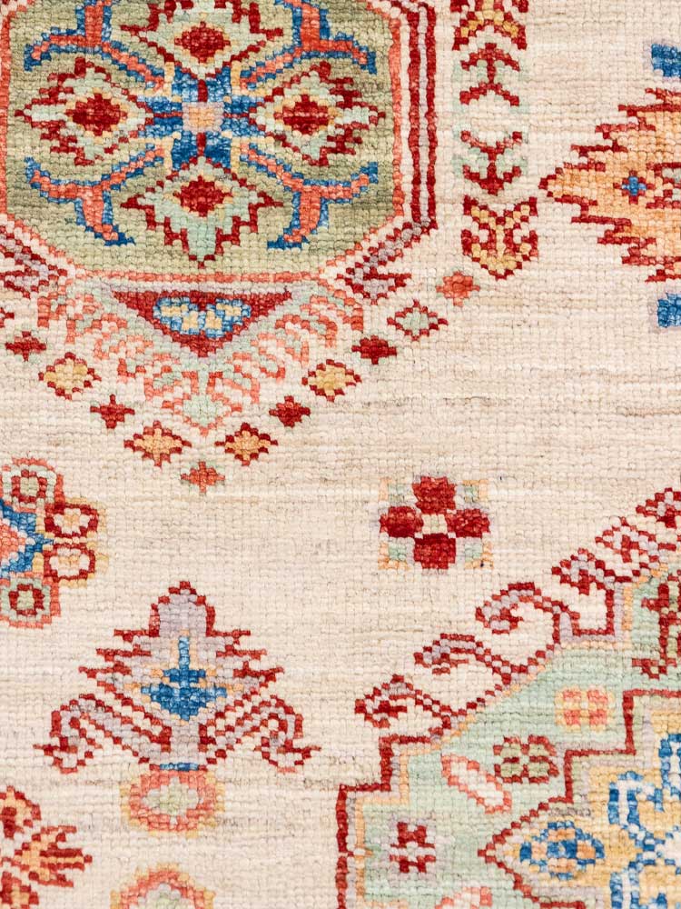 12517 Large Fine Afghan Super Kazak Pile Carpet 274x371cm (9 x 12.2ft)