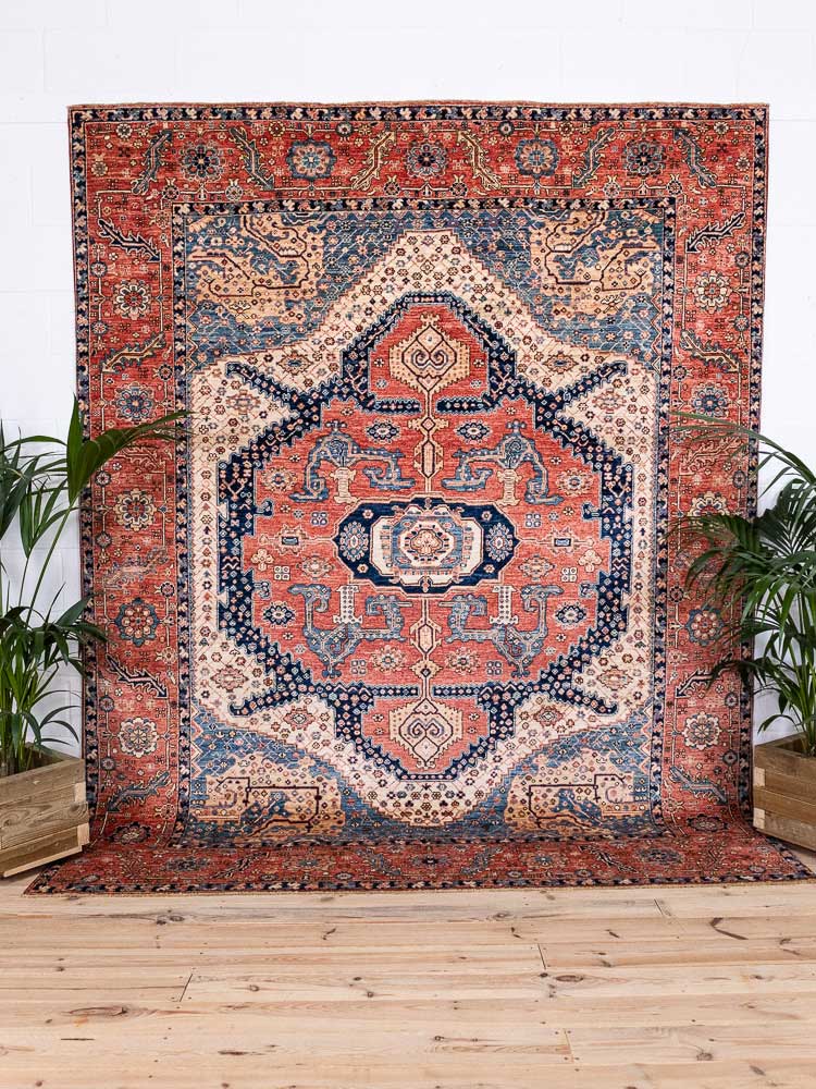 Tapis Oriental Afghan Ariana N°79528 - 129x80cm - 100% Laine Vierge - Neuf