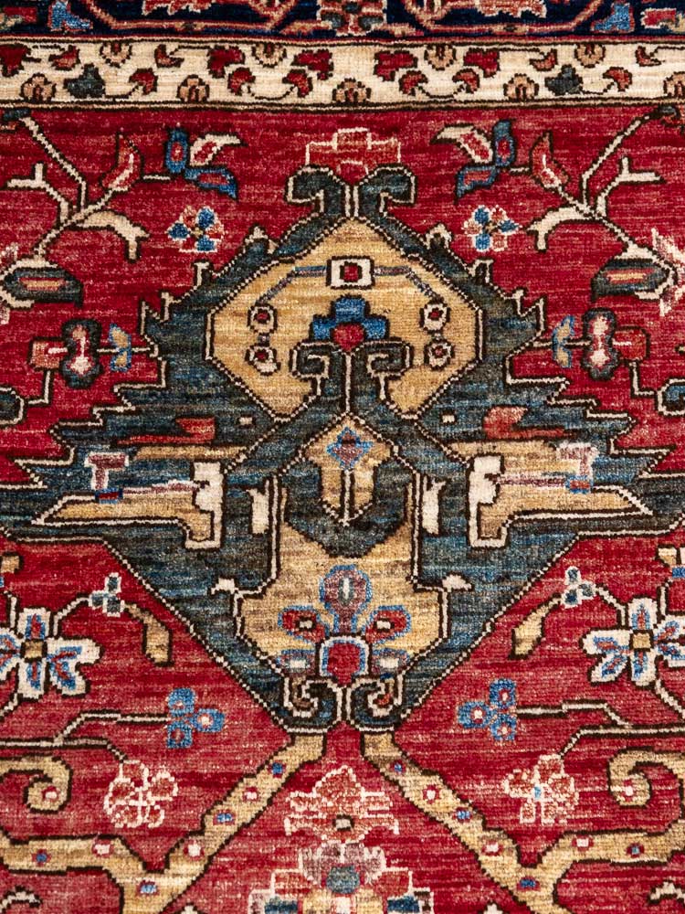 12521 Large Decorative Afghan Ariana Pile Carpet 245x316cm (8.0 x 10.4ft)