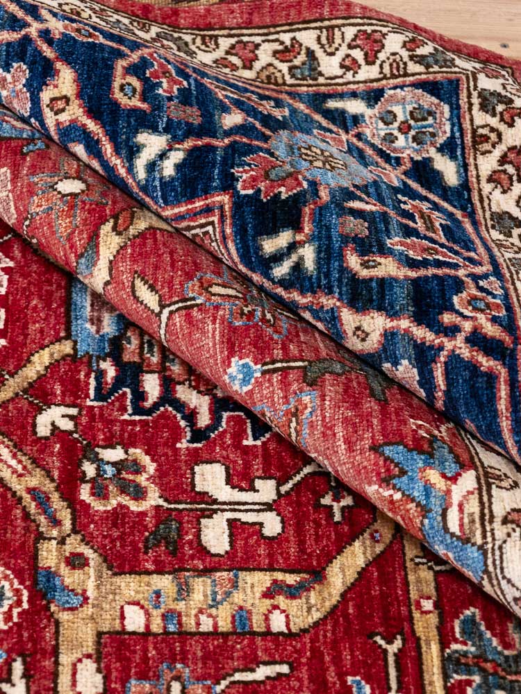 12521 Large Decorative Afghan Ariana Pile Carpet 245x316cm (8.0 x 10.4ft)
