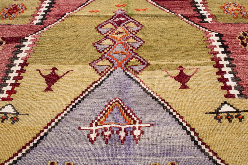 5152 Turkish Emir Dag (saf) Kilim 124x189cm (4.1 x 6.2ft)