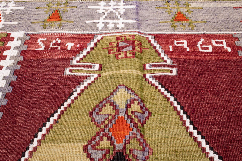5152 Turkish Emir Dag (saf) Kilim 124x189cm (4.1 x 6.2ft)