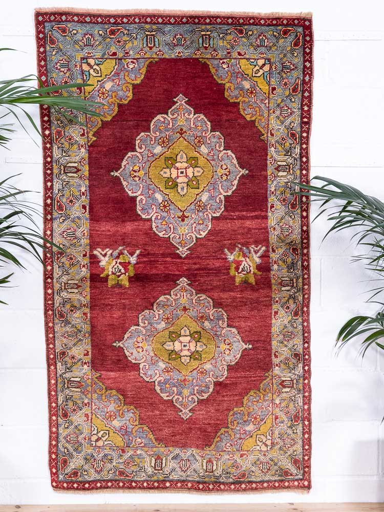 No. A1076 - 4.1' x 8.4' Vintage Turkish Area Rug – Velvet