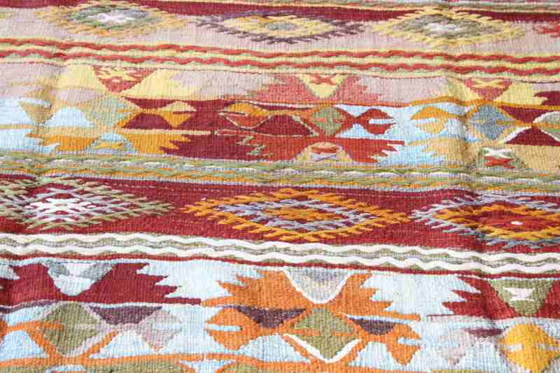 7964 Turkish Flatweave Cal Kilim 159x244cm (5.2 x 8ft)