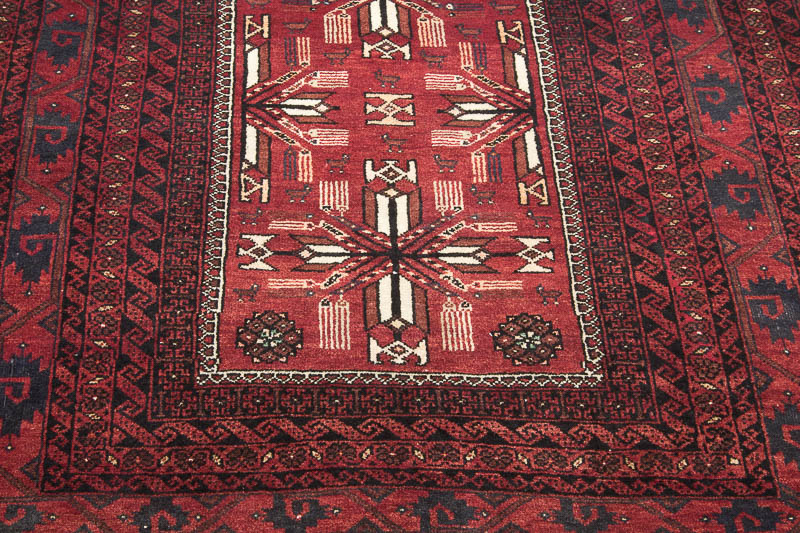 8450 Persian Mashad Baluch Rug 105x187cm (3.5 x 6.1ft)