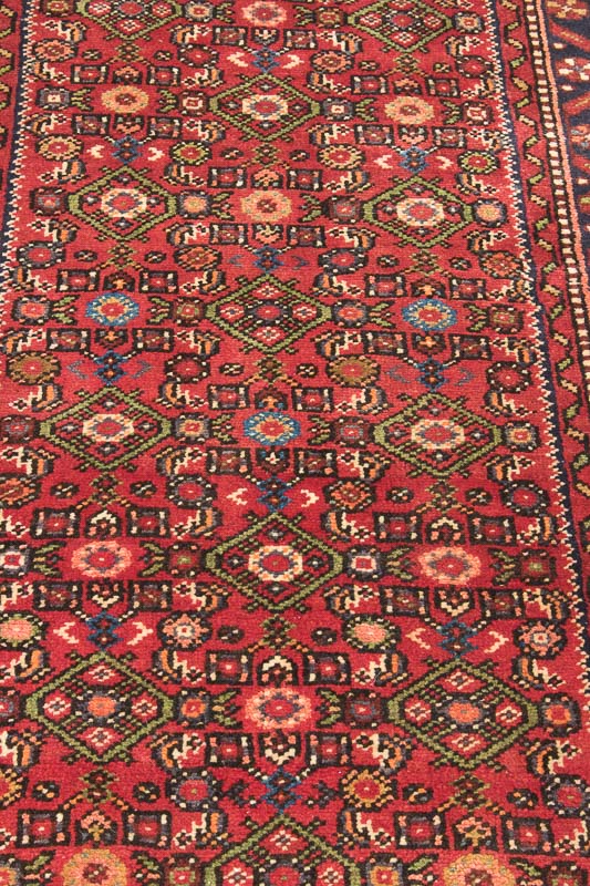 8466 Oriental Persian Hosseinabad Runner Rug 82x395cm (2.8 x 12.11ft)