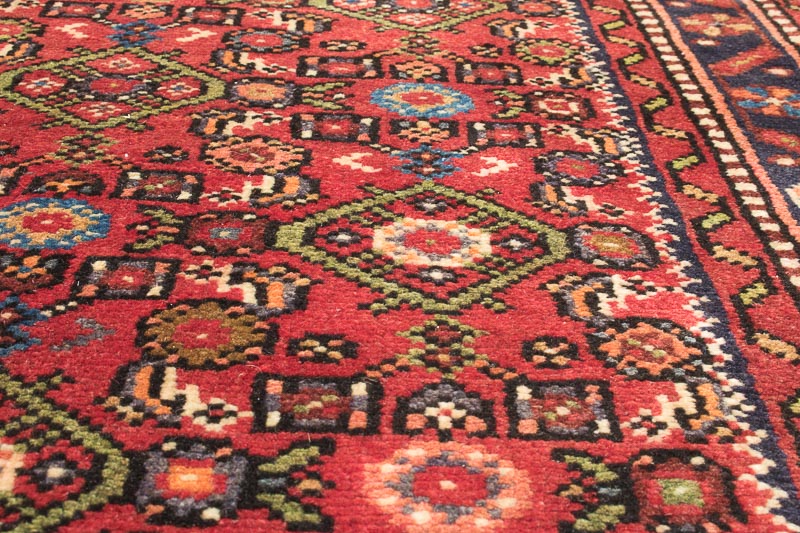 8466 Oriental Persian Hosseinabad Runner Rug 82x395cm (2.8 x 12.11ft)