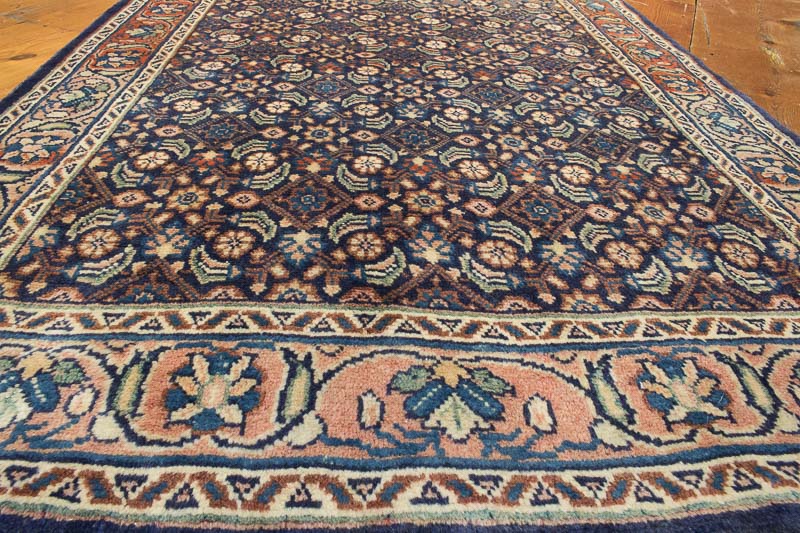 8486 Oriental Persian Mahal Carpet Runner 88x429cm (2.10x14.1ft)