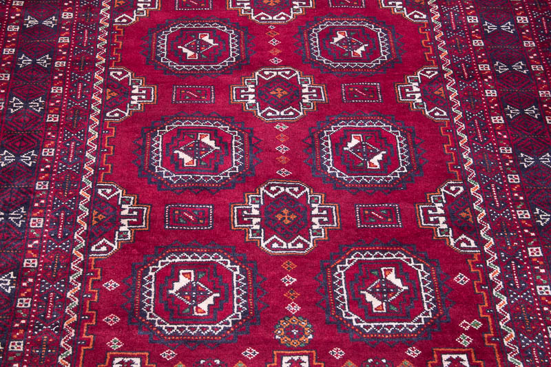 8887 Persian Mashad Baluch Oriental Rug 109x203cm (3.7 x 6.8ft)