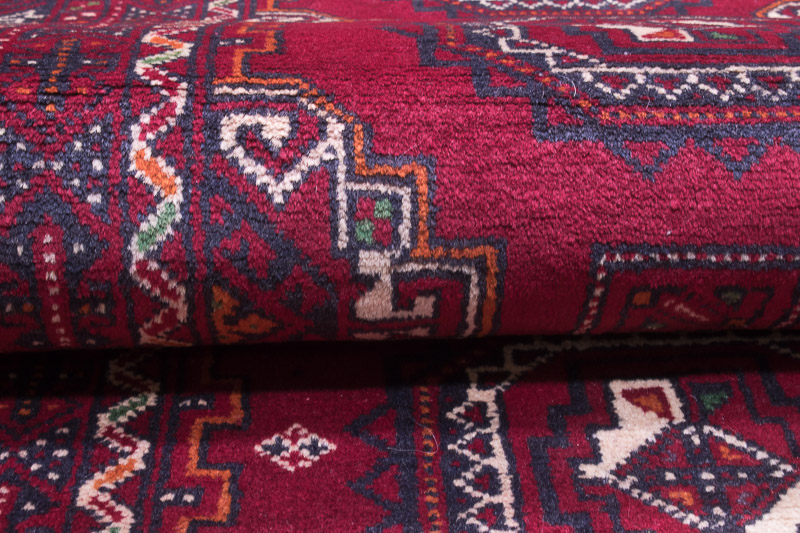 8887 Persian Mashad Baluch Oriental Rug 109x203cm (3.7 x 6.8ft)