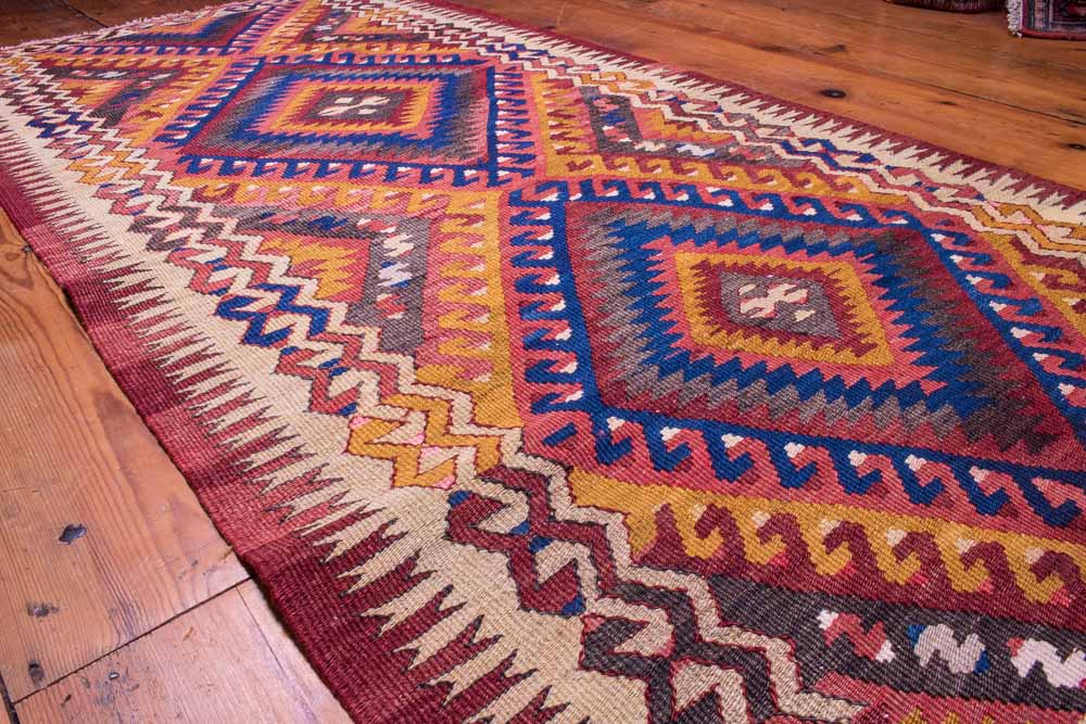 9067 Turkish Kilim Rug - Fethiye 80x168cm (2.7 x 5.6ft)