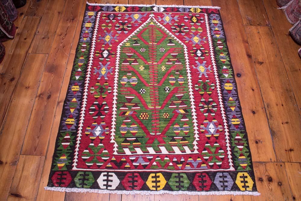 9070 Turkish Kilim Rug - Esme 108x141cm (3.6 x 4.7ft)