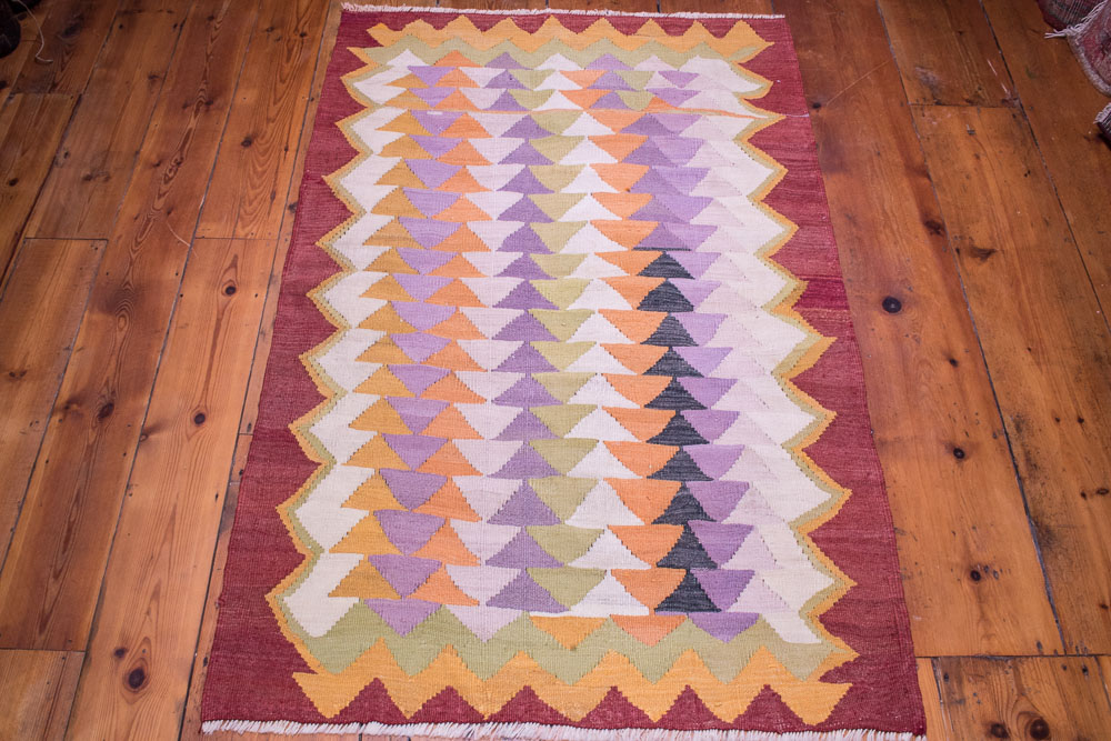 9073 Turkish Kilim Rug - Milas 91x144cm (3 x 4.8ft)