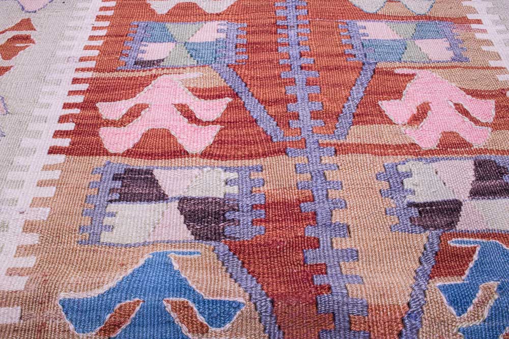 9098 Vintage Turkish Kilim Rug - Esme 86x108cm (2.10 x 3.6ft)