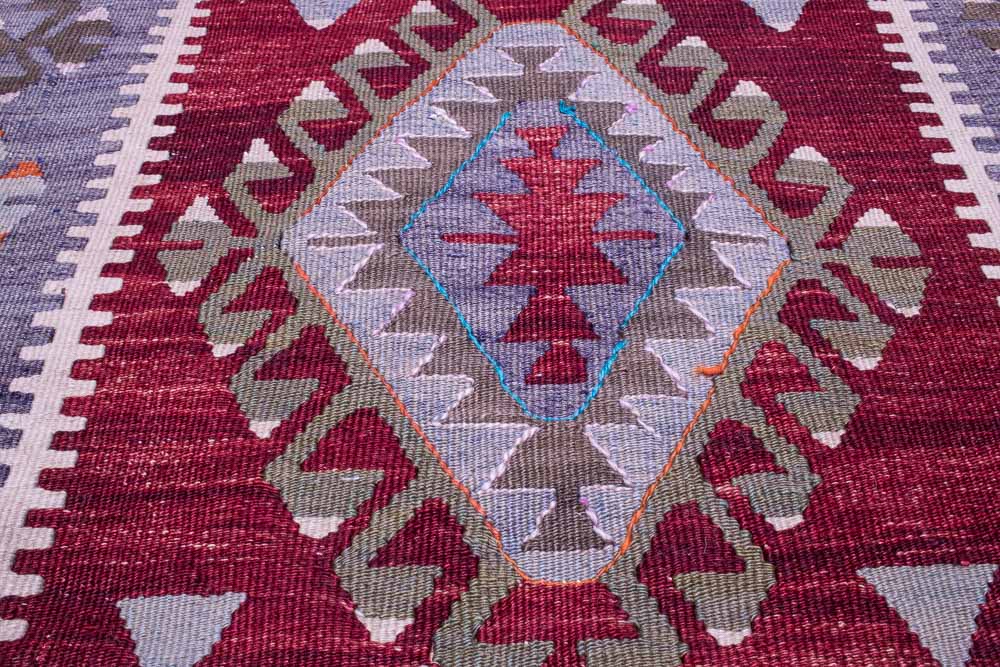 9101 Vintage Turkish Kilim Rug - Esme 69x120cm (2.3 x 3.11ft)