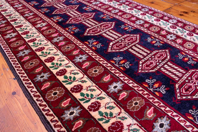 9449 Persian Baluch Runner Rug 86x316cm (2.10 x 10.4ft)