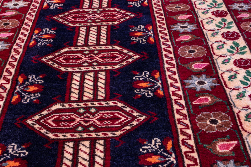 9449 Persian Baluch Runner Rug 86x316cm (2.10 x 10.4ft)