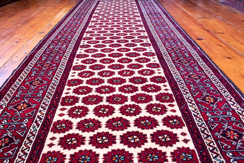 9450 Persian Baluch Runner Rug 88x291cm (2.10 x 9.6ft)