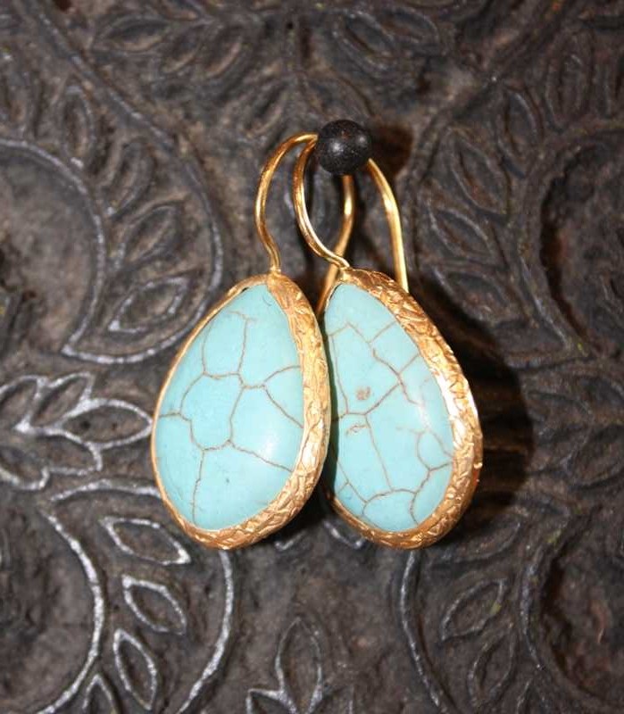 (AE128) Ottoman Design Earrings