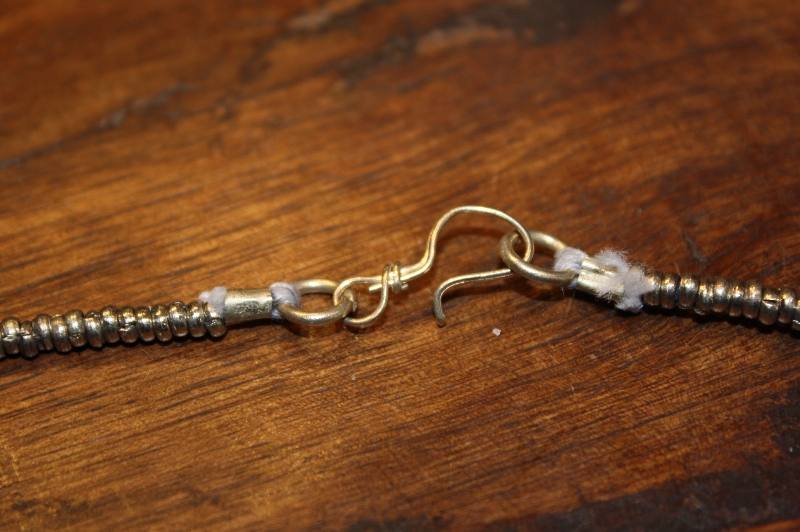 (AN526) Tribal Afghan Semi-Precious Serpentine Necklace
