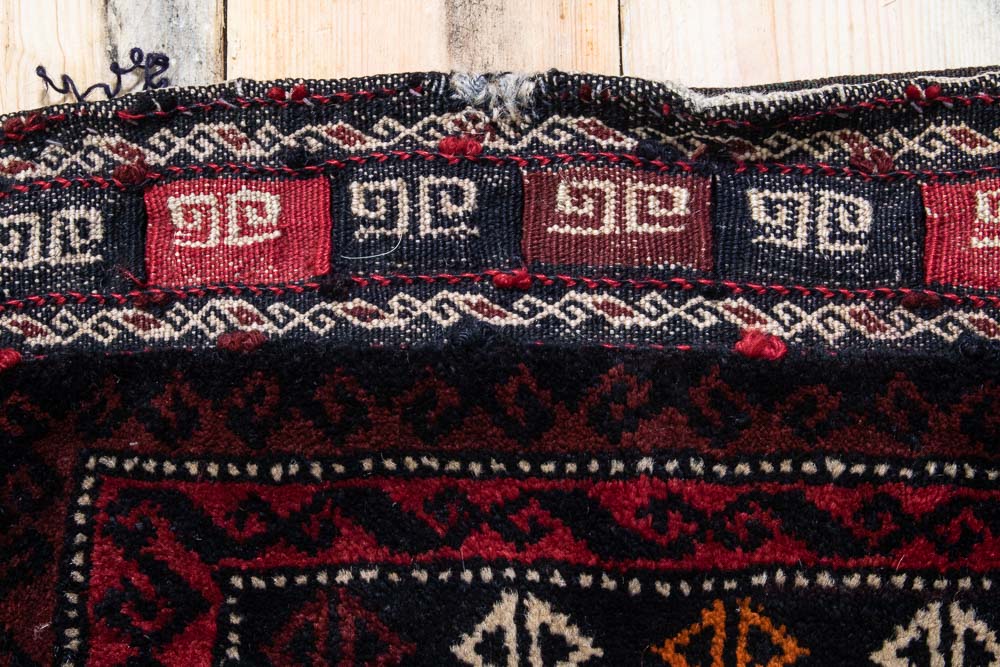 CC1413 Tribal Afghan Baluch Carpet Cushion Cover 52x60cm (1.8½ x 1.11½ft)