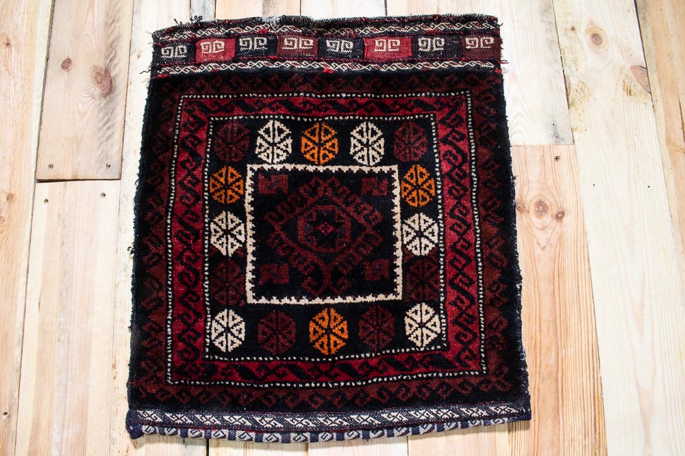 CC1413 Tribal Afghan Baluch Carpet Cushion Cover 52x60cm (1.8 x 1.11ft)