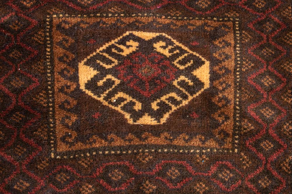 CC1421 Tribal Afghan Baluch Carpet Cushion Cover 38x42cm (1.3 x 1.4½ft)