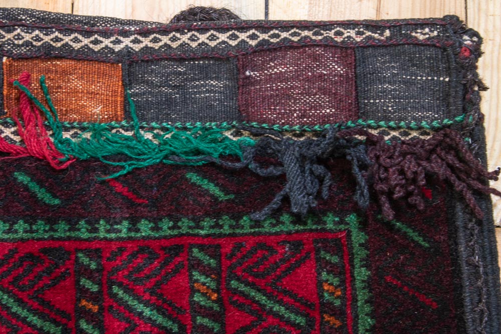CC1427 Tribal Afghan Baluch Carpet Cushion Cover 45x46cm (1.5½ x 1.6ft)