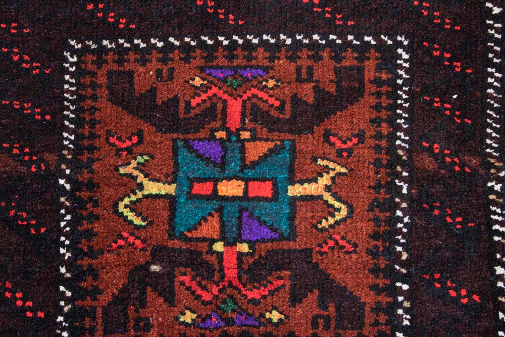 CC1437 Tribal Afghan Baluch Carpet Cushion Cover 40x41cm (1.3½ x 1.4ft)
