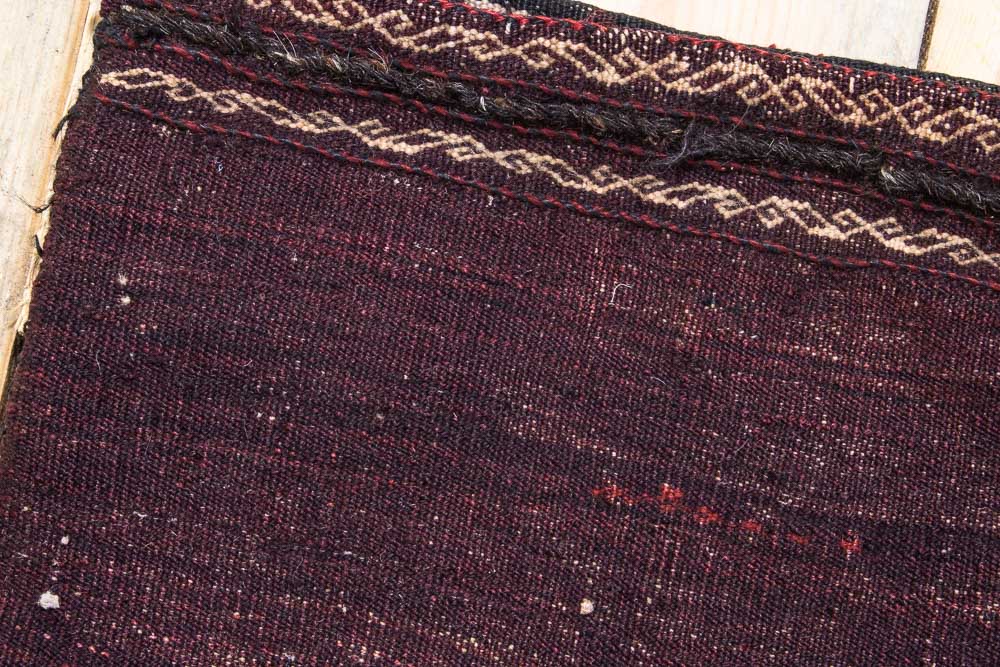 CC1443 Tribal Afghan Baluch Carpet Cushion Cover 41x43cm (1.4 x 1.5ft)