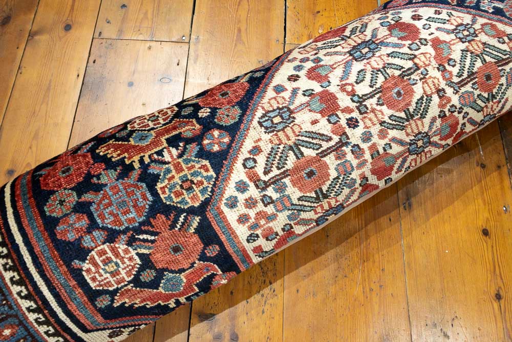 CC1463 Antique Persian Carpet Bolster Cushion Cover 42x180cm
