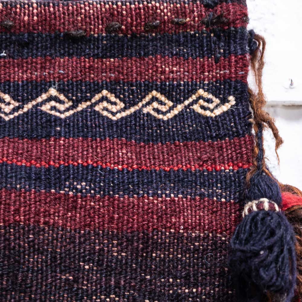CC1468 Tribal Afghan Baluch Carpet Cushion Cover 39x40cm (1.3 x 1.3½ft)