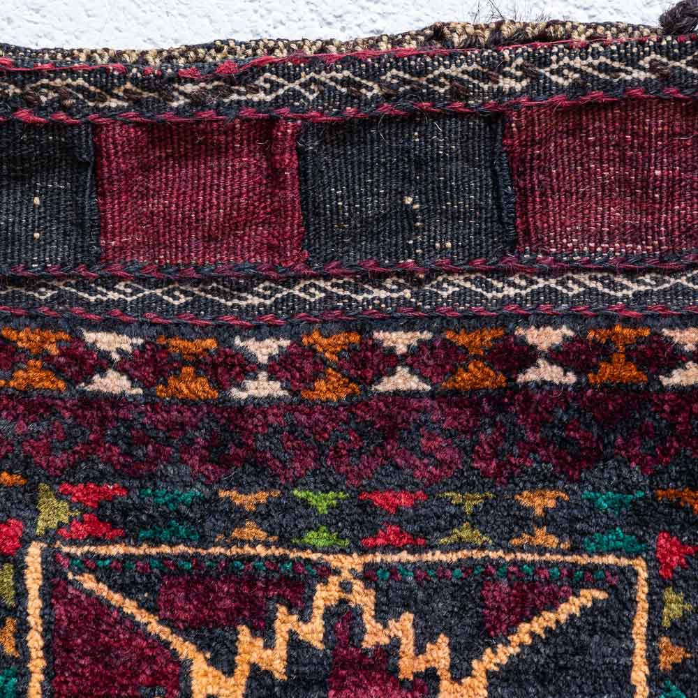CC1473 Tribal Afghan Baluch Carpet Cushion Cover 41x41cm (1.4 x 1.4ft)
