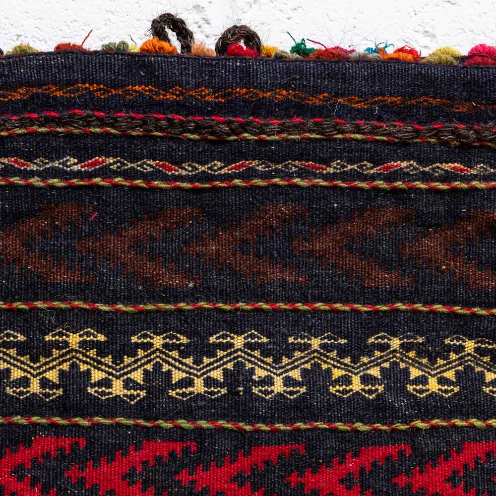 CC1514 Vintage Tribal Afghan Baluch Carpet Cushion Cover  40x40cm (1.3½ x 1.3½ft)