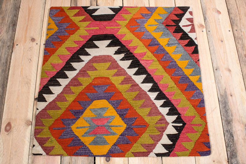 KC1559 Large Turkish Kilim Cushion Cover 70x70cm