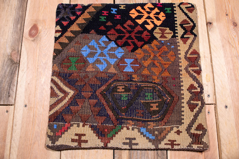 KC1778 Turkish Kilim Cushion Cover 40x40cm