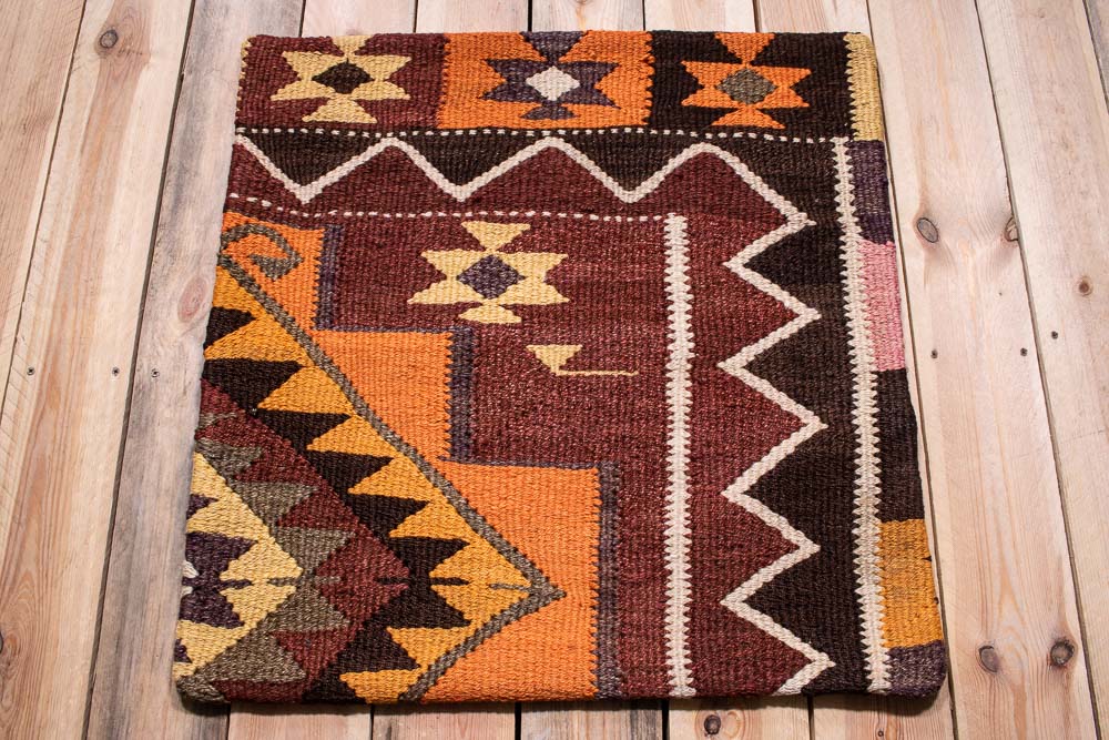 KC1916 Large Turkish Kilim Cushion Cover 70x70cm