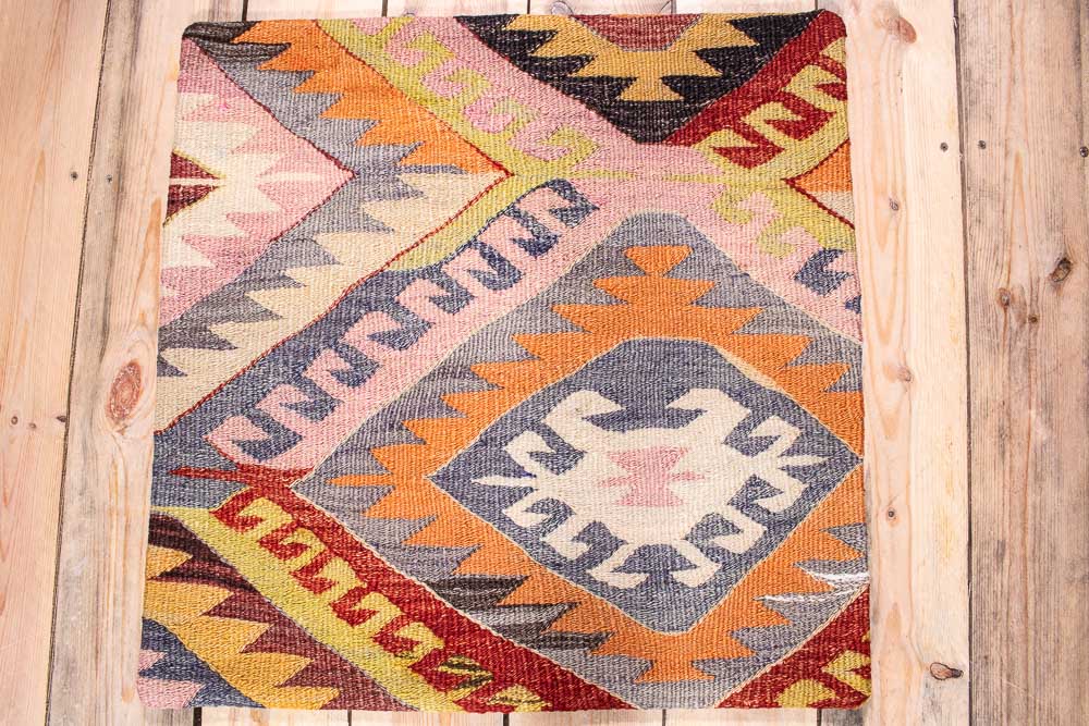 KC2047 Turkish Kilim Cushion Cover 60x60cm