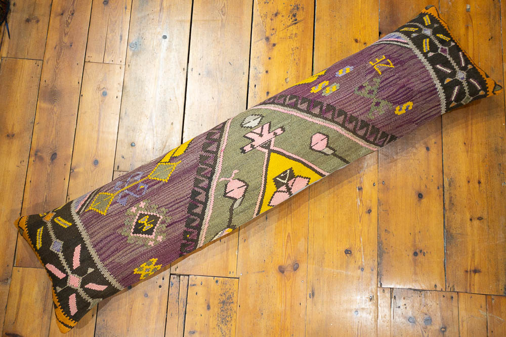 KC2142 Long Turkish Kilim Bolster Cushion Cover 40x161cm