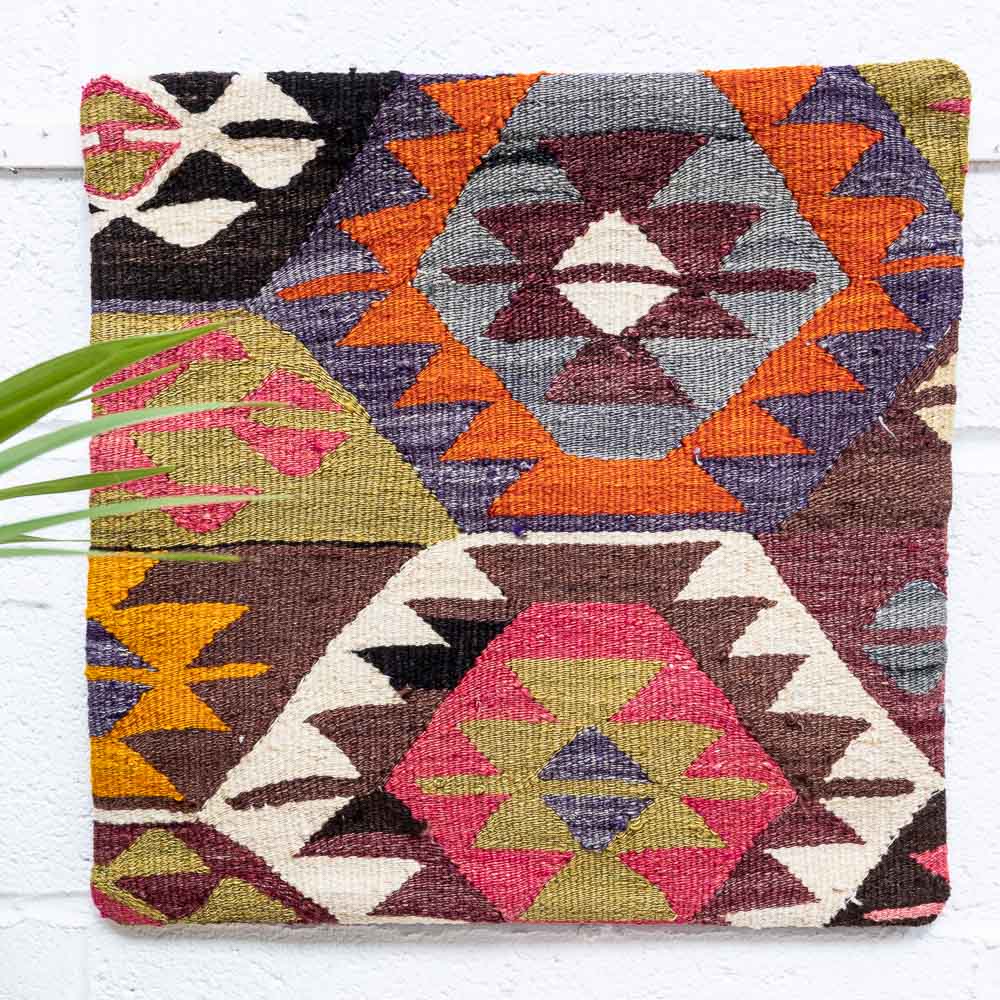 KC2151 Turkish Kilim Cushion Cover 40x40cm