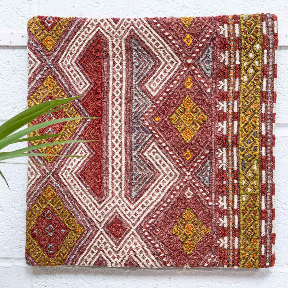 KC2153 Turkish Kilim Cushion Cover 40x40cm