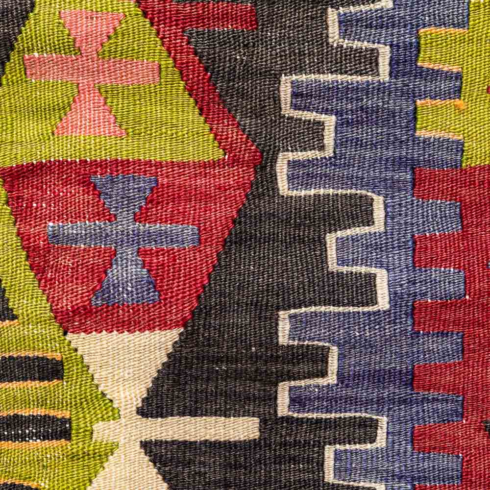 KC2161 Turkish Kilim Cushion Cover 40x40cm