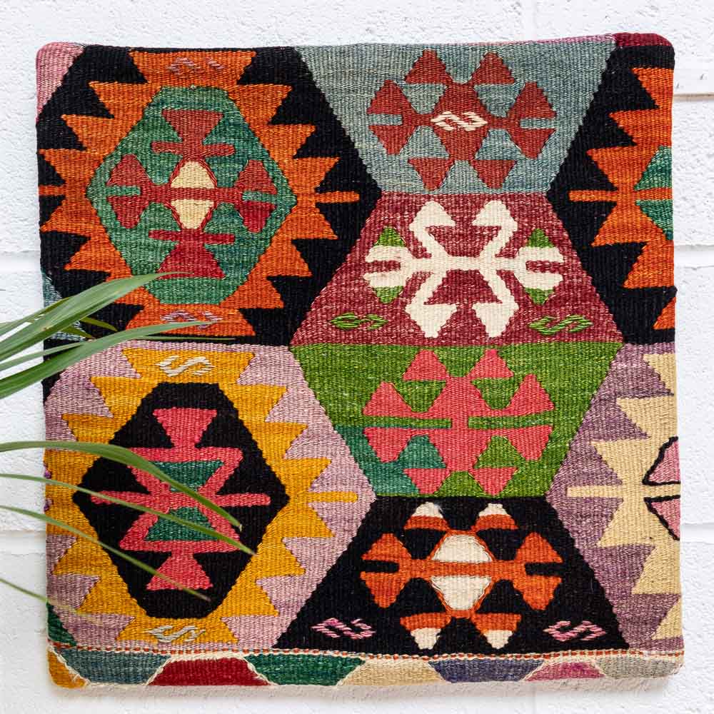 KC2212 Turkish Kilim Cushion Cover 50x50cm