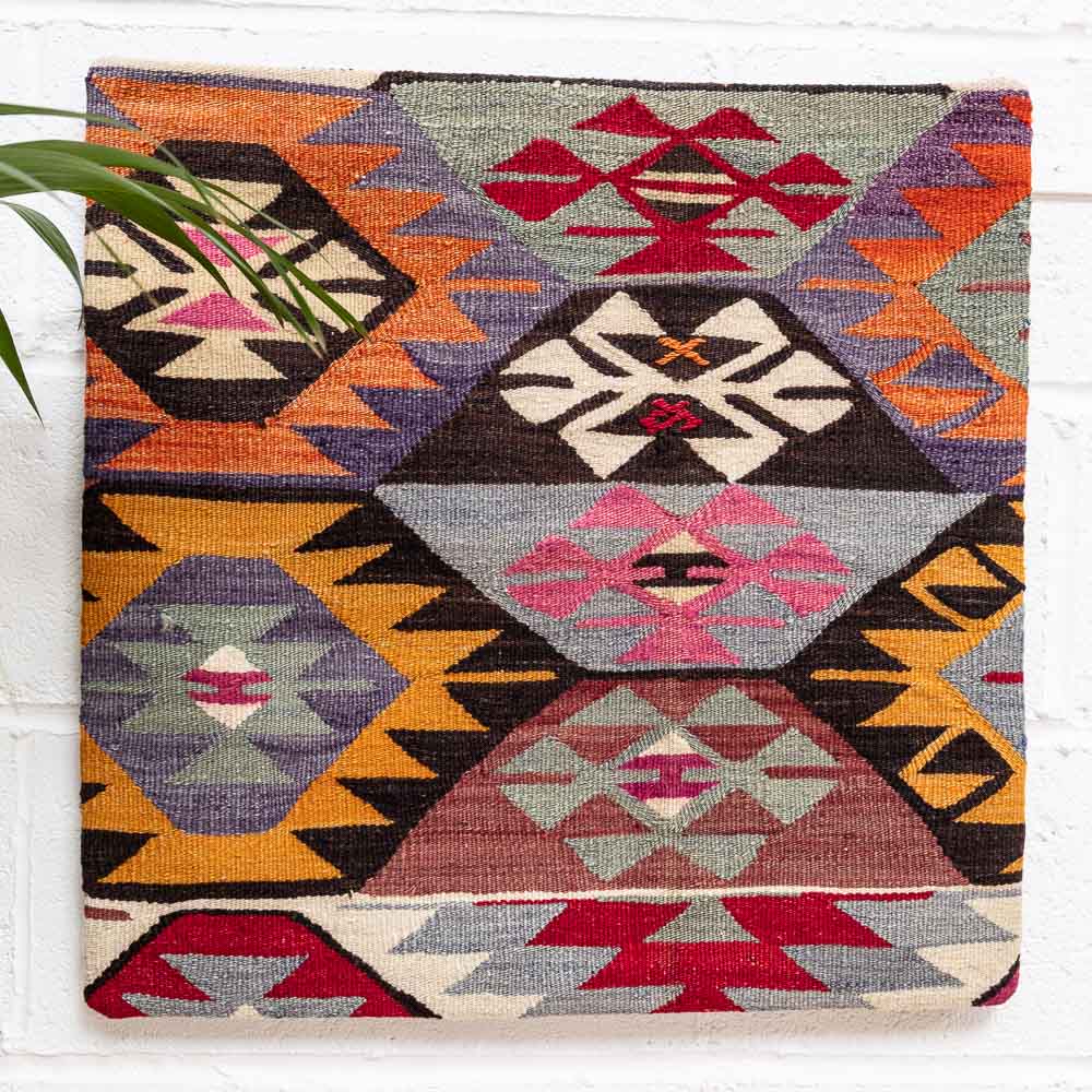 KC2239 Turkish Kilim Cushion Cover 60x60cm