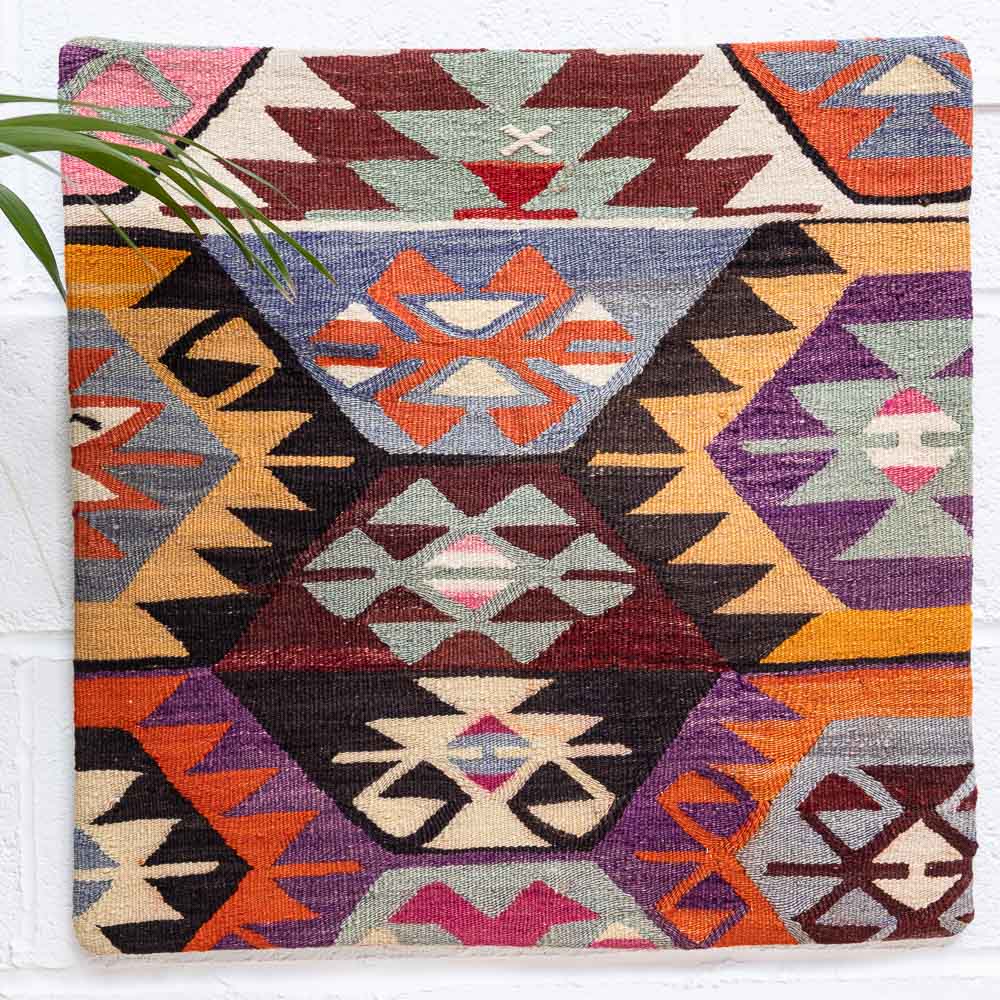 KC2248 Turkish Kilim Cushion Cover 60x60cm