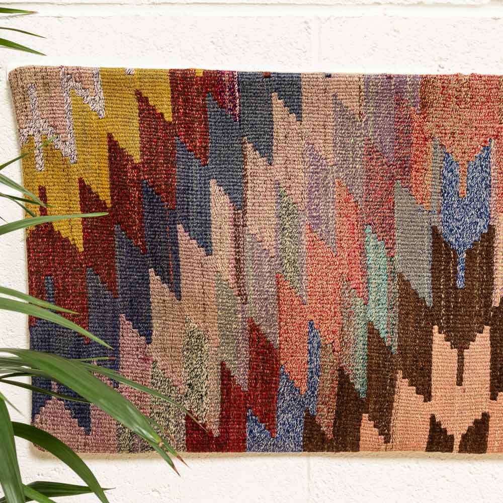 KC2294 Long Turkish Kilim Bolster Cushion Cover 50x142cm