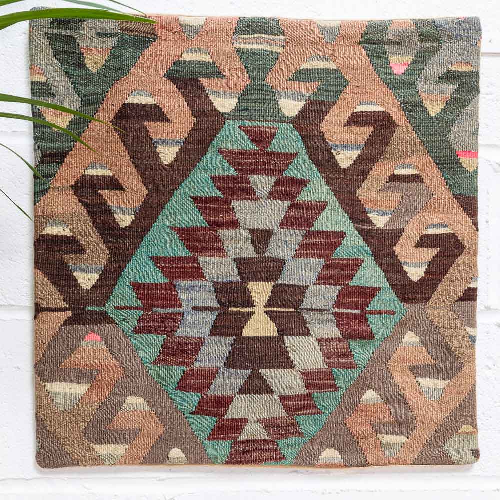 KC2329 Turkish Kilim Cushion Cover 60x60cm