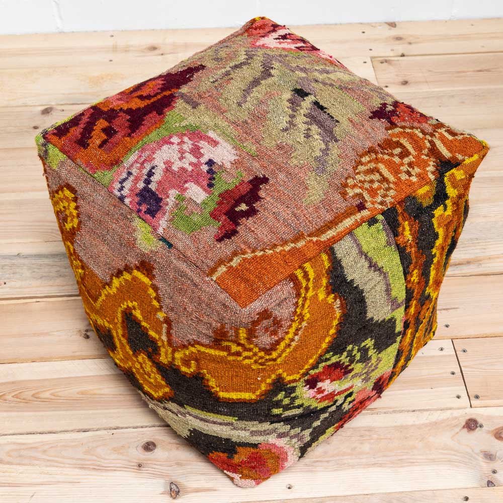 Moldov Kilim Pouf Seat